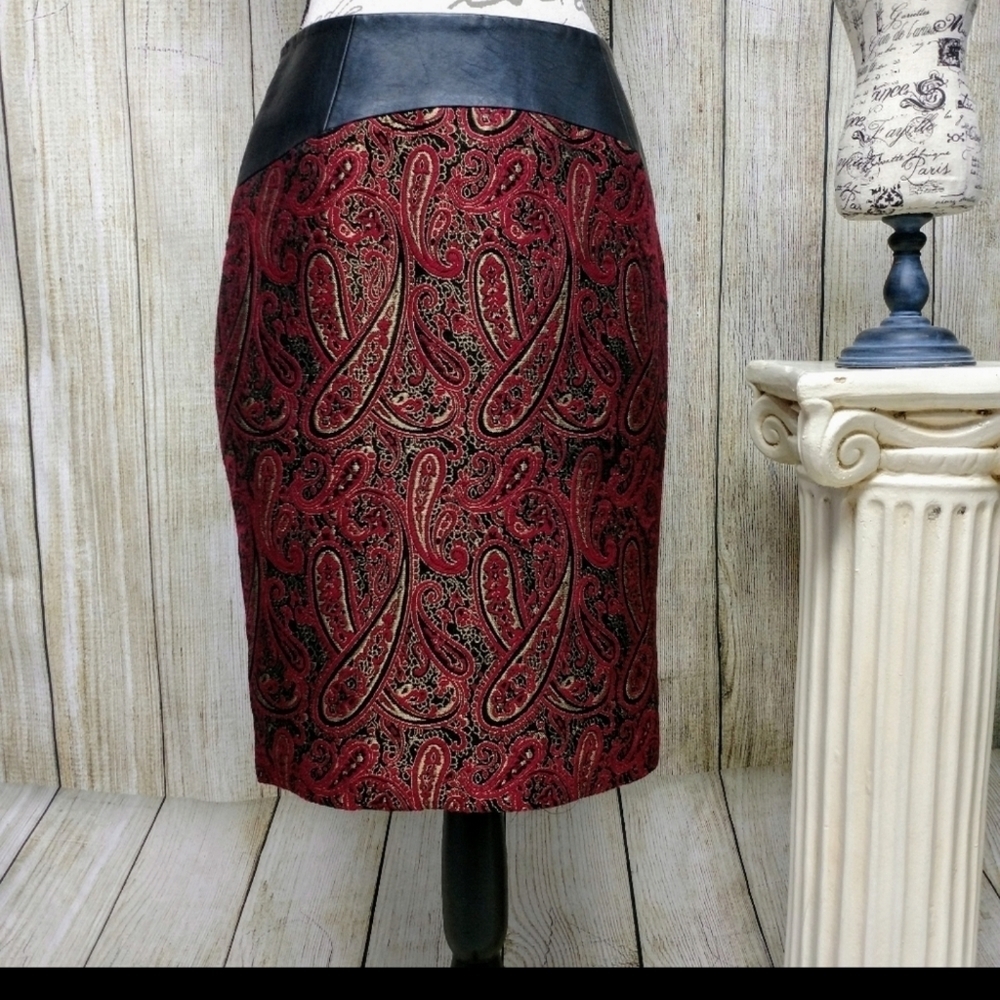 The Limited Size 6 Red Black GORGEOUS Skirt